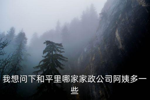 和平里有哪些家政公司，和平里搬家公司服务最好的搬家公司数那家