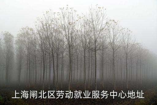 上海上工服务点在哪里，上海闸北区劳动就业服务中心地址