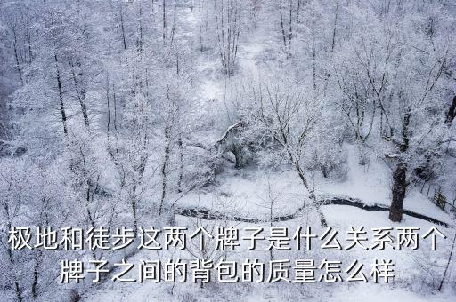 极地和徒步这两个牌子是什么关系两个牌子之间的背包的质量怎么样