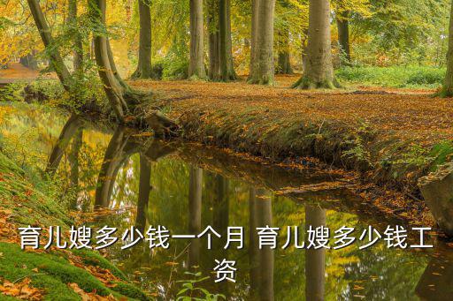 育儿嫂多少钱一个月 育儿嫂多少钱工资