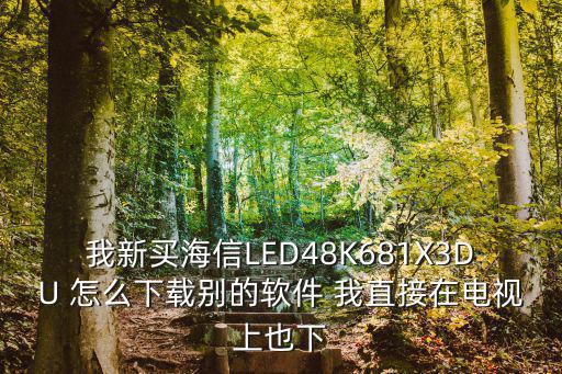 小鹰48怎么样，海信led48ec280jd智能电视应用商店搜索软件都是搜到的本机自带的