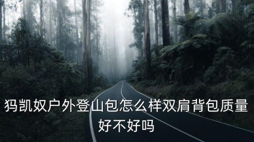犸凯奴户外登山包怎么样双肩背包质量好不好吗