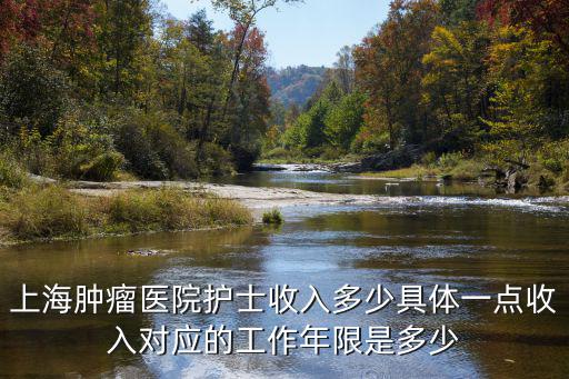 上海肿瘤医院护士收入多少具体一点收入对应的工作年限是多少