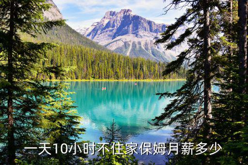 一天10小时不住家保姆月薪多少