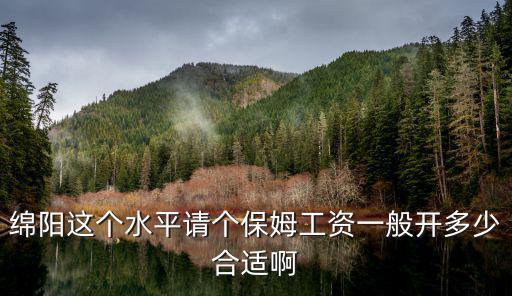 绵阳请保姆价格是多少，绵阳请个保姆价格主要打扫卫生煮煮饭