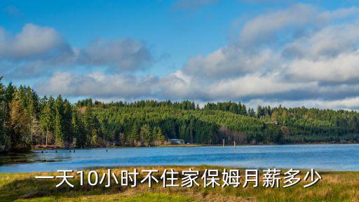 一天10小时不住家保姆月薪多少