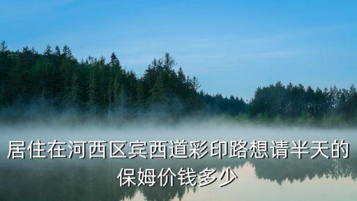 居住在河西区宾西道彩印路想请半天的保姆价钱多少