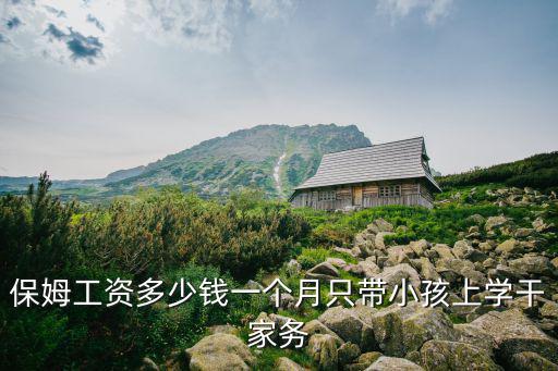 保姆工资多少钱一个月只带小孩上学干家务