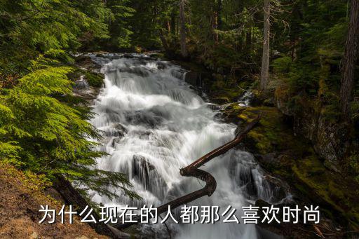 为什么现在的人都那么喜欢时尚