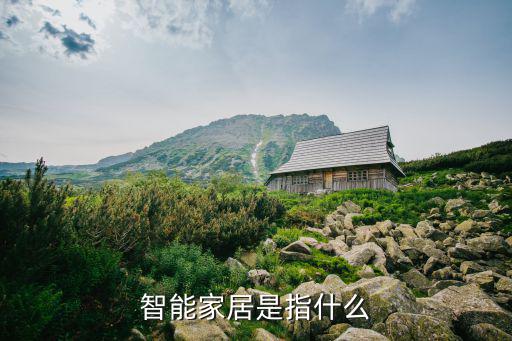 智能家居是指什么