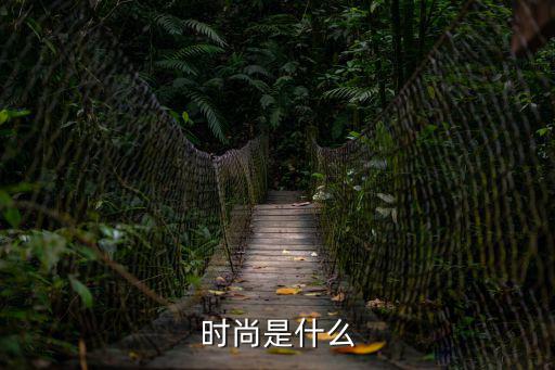 时尚是什么
