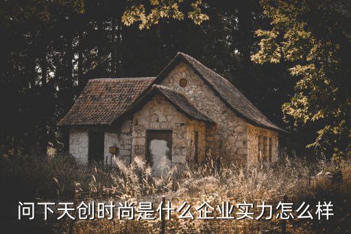 问下天创时尚是什么企业实力怎么样