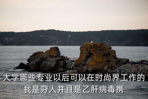 大学哪些专业以后可以在时尚界工作的我是穷人并且是乙肝病毒携