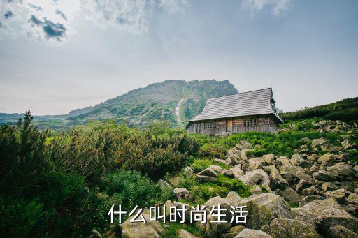 什么叫时尚生活