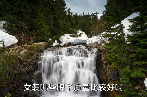 哪个女款牌子质量好又时尚，什么时尚女装品牌好