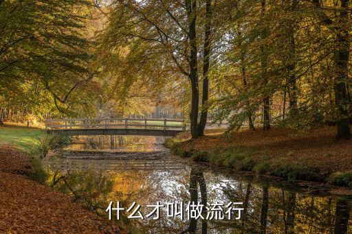 什么才叫做流行
