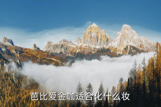 芭比爱金咖适合化什么妆
