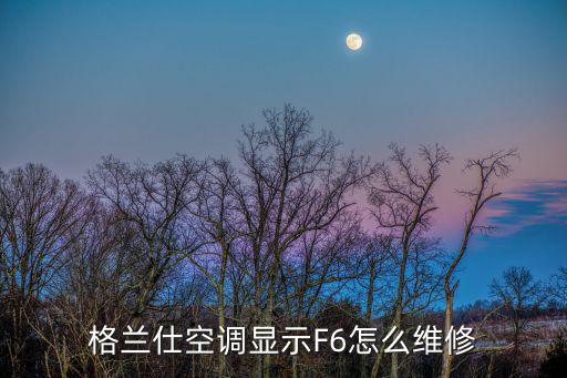 时尚空调f6是什么意思，麦克维尔空调显示F6是什么故障