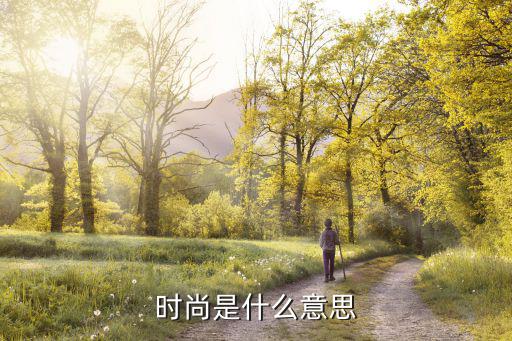 时尚是什么意思