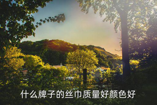 什么牌子的丝巾时尚又好看，丝巾品牌排行榜