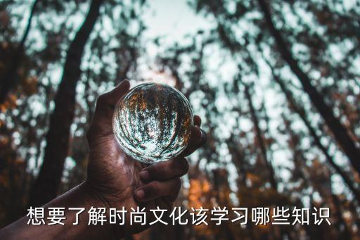 想要了解时尚文化该学习哪些知识