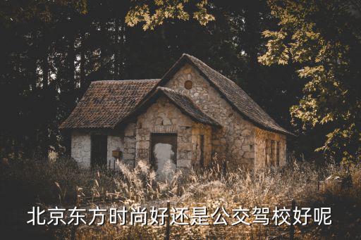 东方时尚公交驾校哪个好过，北京东方时尚好还是公交驾校好呢