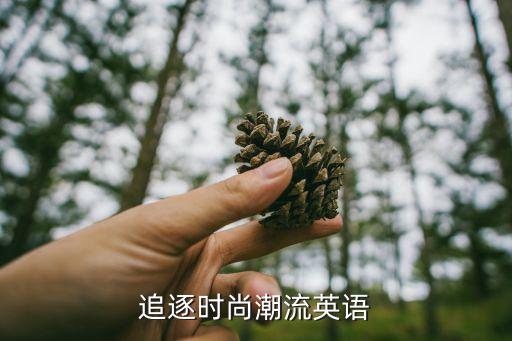 追逐时尚潮流英语