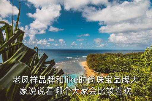 老凤祥品牌和like时尚珠宝品牌大家说说看哪个大家会比较喜欢
