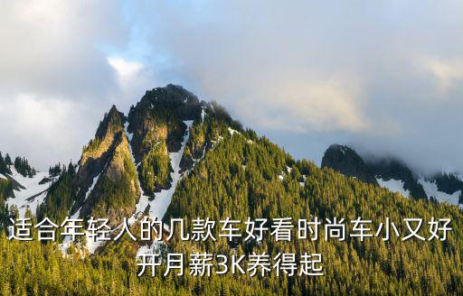 什么车显得时尚，适合年轻人的几款车好看时尚车小又好开月薪3K养得起