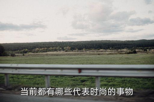 当前都有哪些代表时尚的事物