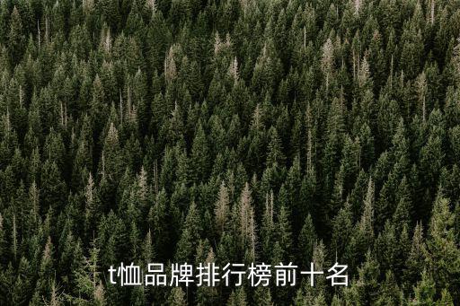 t恤品牌排行榜前十名
