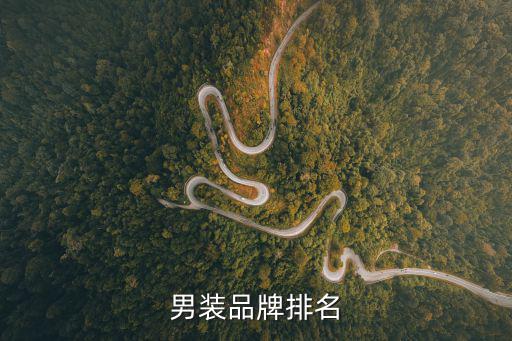 男装品牌排名