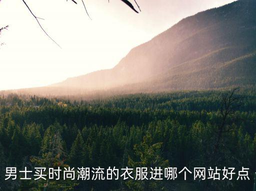男士买时尚潮流的衣服进哪个网站好点