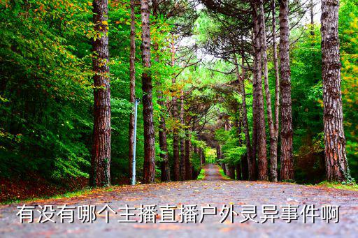 户外探险直播遇鬼假的，有没有哪个主播直播户外灵异事件啊