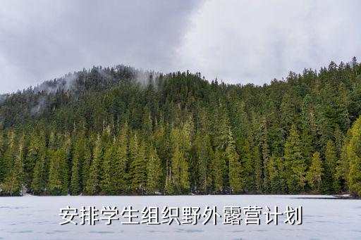 安排学生组织野外露营计划
