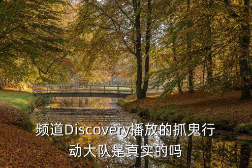 频道Discovery播放的抓鬼行动大队是真实的吗