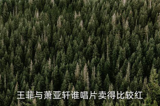 王菲与萧亚轩谁唱片卖得比较红