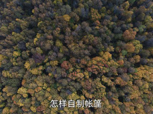 怎样自制帐篷