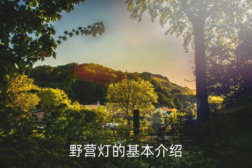 野营灯的基本介绍