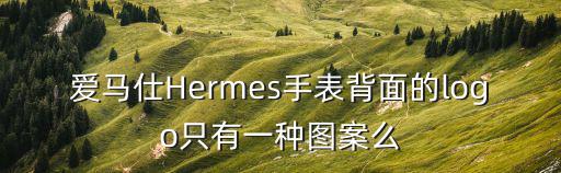 爱马仕Hermes手表背面的logo只有一种图案么