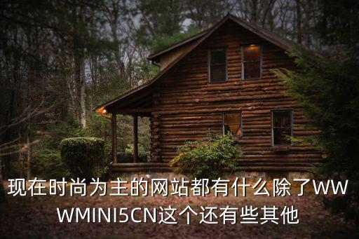现在时尚为主的网站都有什么除了WWWMINI5CN这个还有些其他