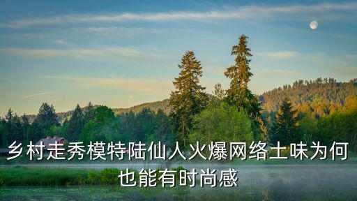 什么叫土味时尚，土味时尚回归现在都有哪些土味单品很火爆