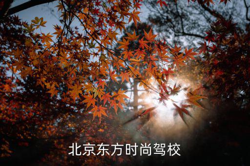 北京东方时尚驾校