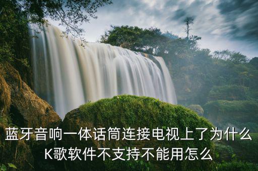 音箱k歌视频一体机，蓝牙音响一体话筒连接电视上了为什么K歌软件不支持不能用怎么