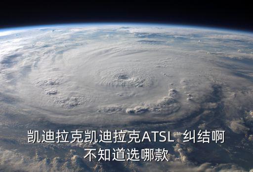 凯迪拉克凯迪拉克ATSL  纠结啊不知道选哪款