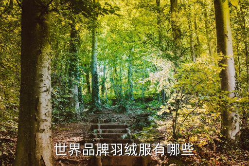 世界十大羽绒服顶尖品牌，十大品牌羽绒服有哪些