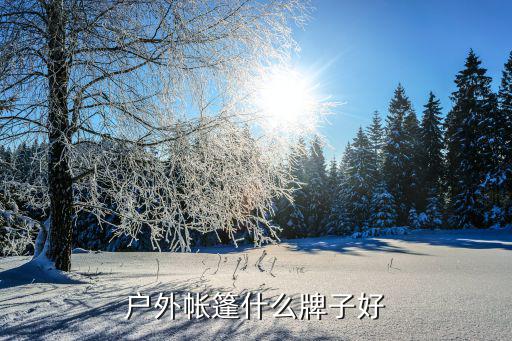 户外帐篷什么牌子好