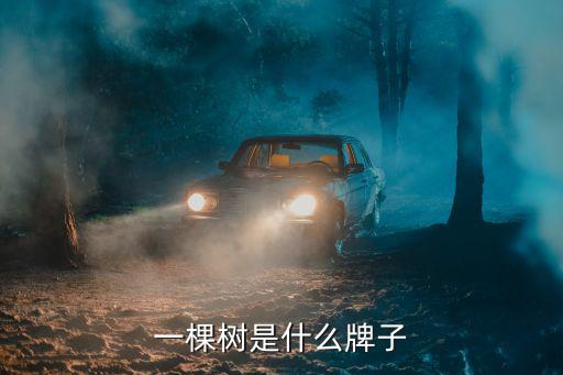 一棵树是什么牌子