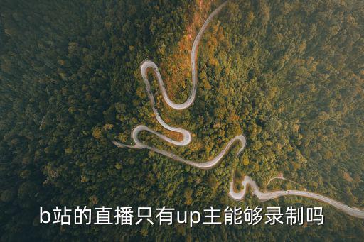 b站的直播只有up主能够录制吗
