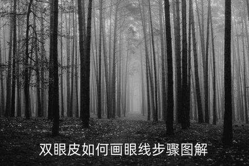 双眼皮如何画眼线步骤图解